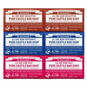 Plastic-free bar soap comes in a variety of natural fragrances