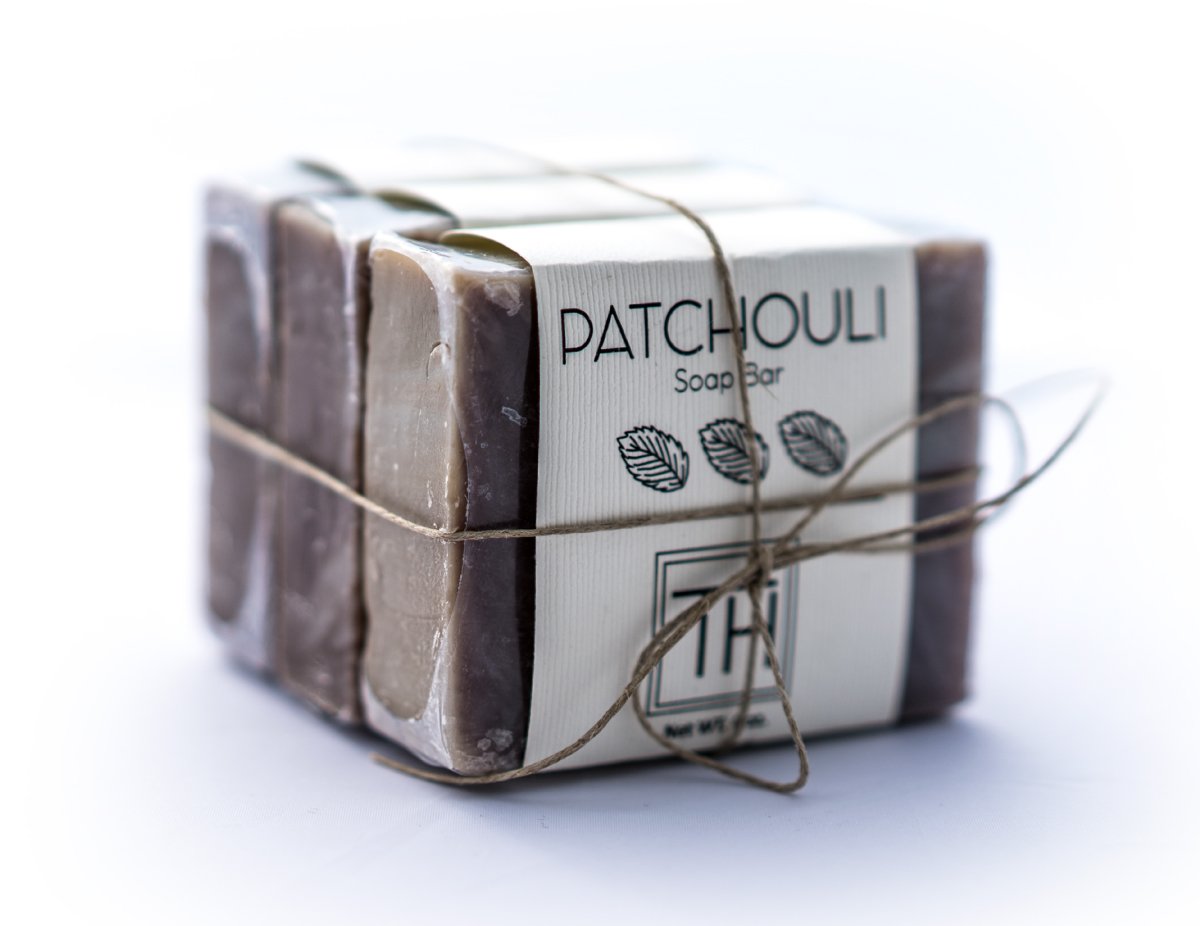 Patchouli organic bar soaps ward off COVID-19 and other germs.