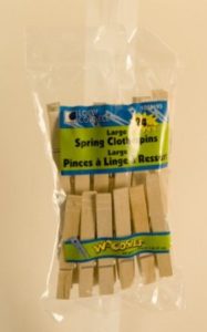 wooden clothes pins