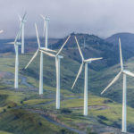 Windmills generate clean electricity.